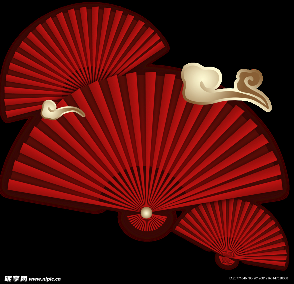 中国风扇子