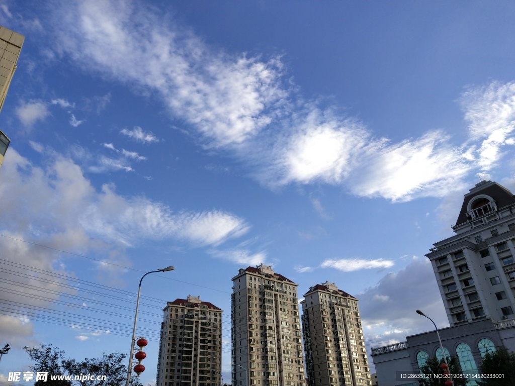 城市 天空 蓝天 风景 照片