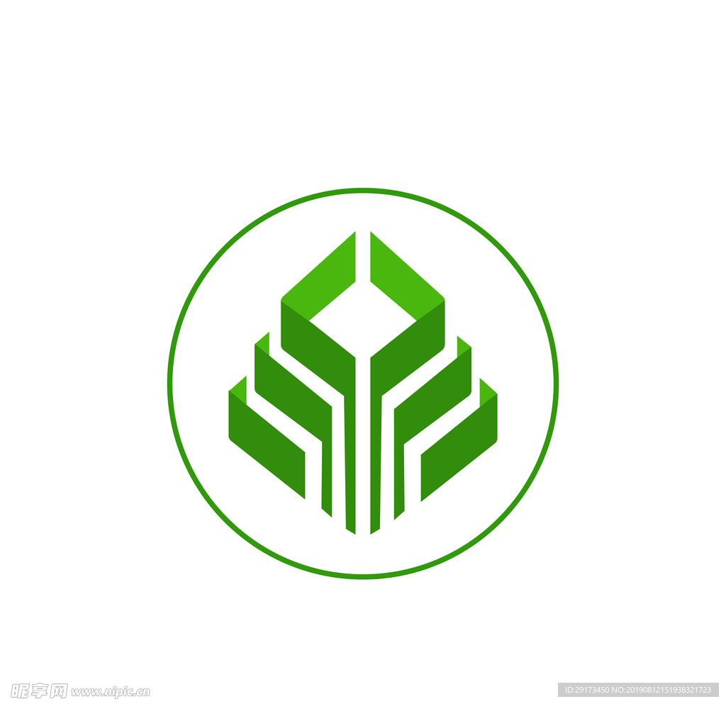 天然绿色环保科技企业标识