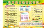 秋季健康教育宣传栏