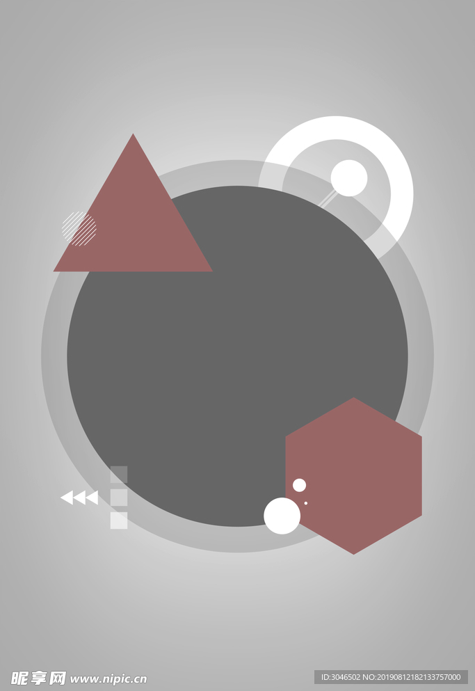 几何图形海报模板