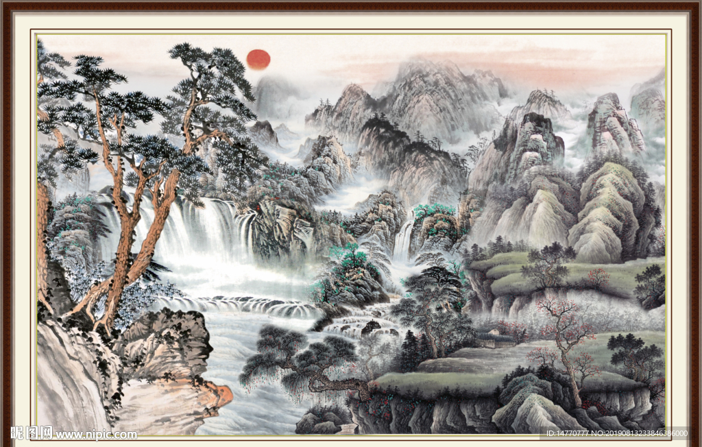山水风景图