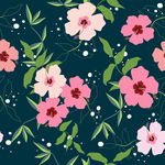 花卉印花图案