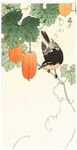 小鸟水墨画