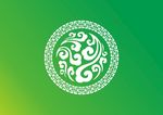 圆形祥云矢量花纹