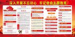 不忘初心  牢记使命展板