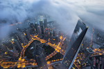 上海金融中心鸟瞰