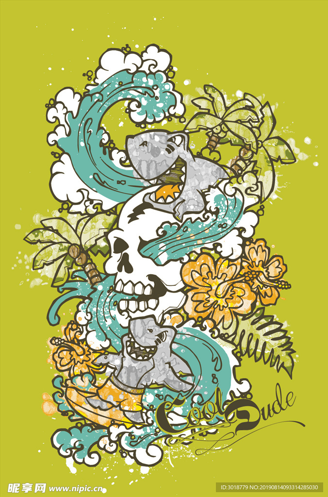 动物印花