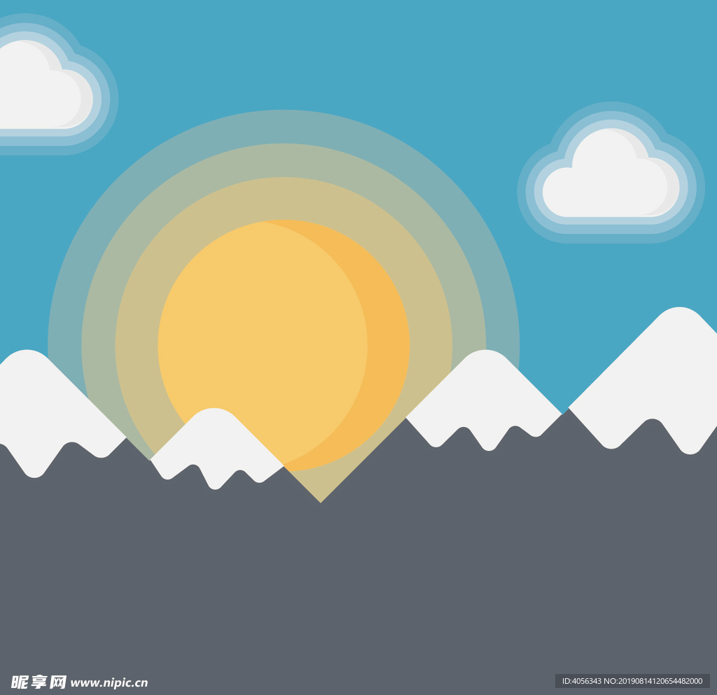 蓝天白云背景
