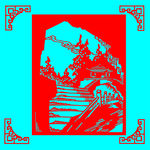 风景剪纸