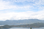 美丽的泸沽湖景色