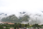 云雾缭绕的山峰