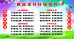 村规民约