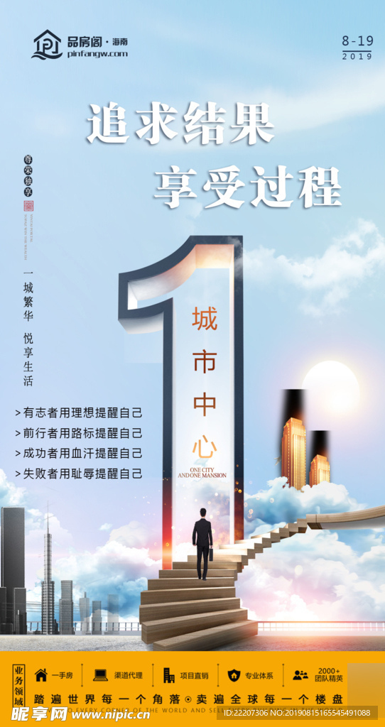 创意唯美城市中心C