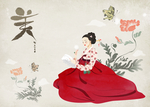 古风人物美女插画