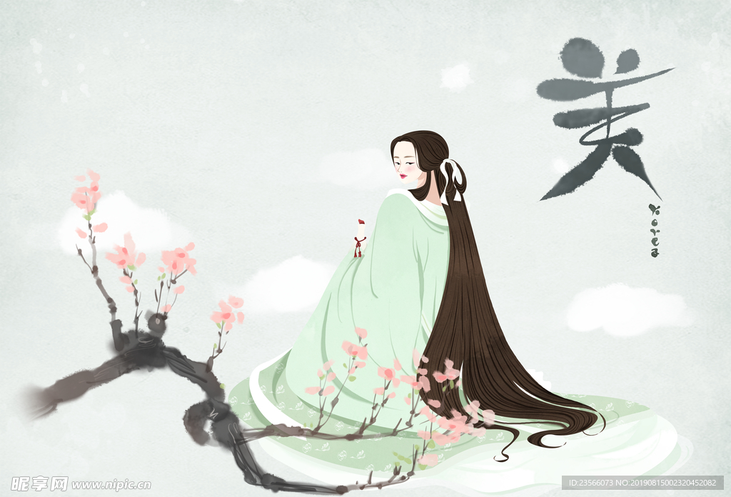 古风人物美女插画