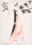 古风人物美女插画