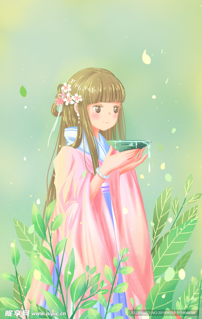 古风人物美女插画