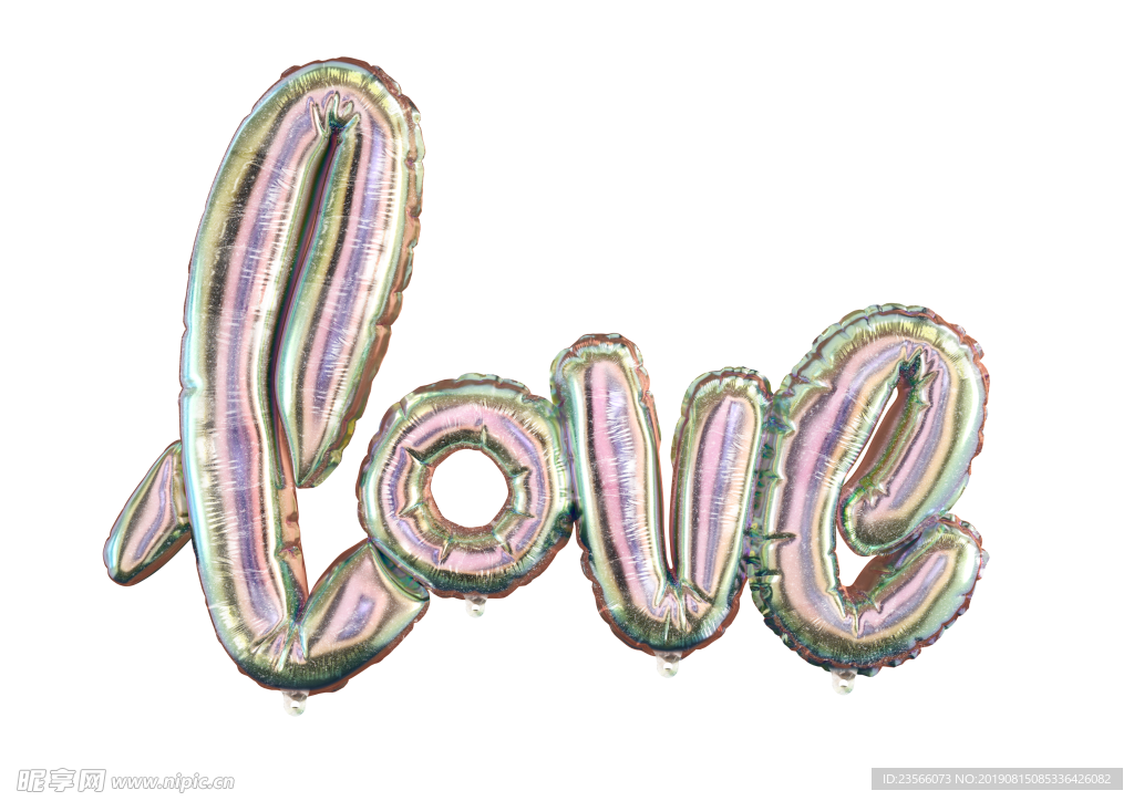 情人节气球装饰图案