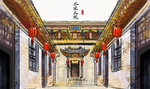 旅游风景名胜绘画