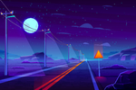 黑夜背景