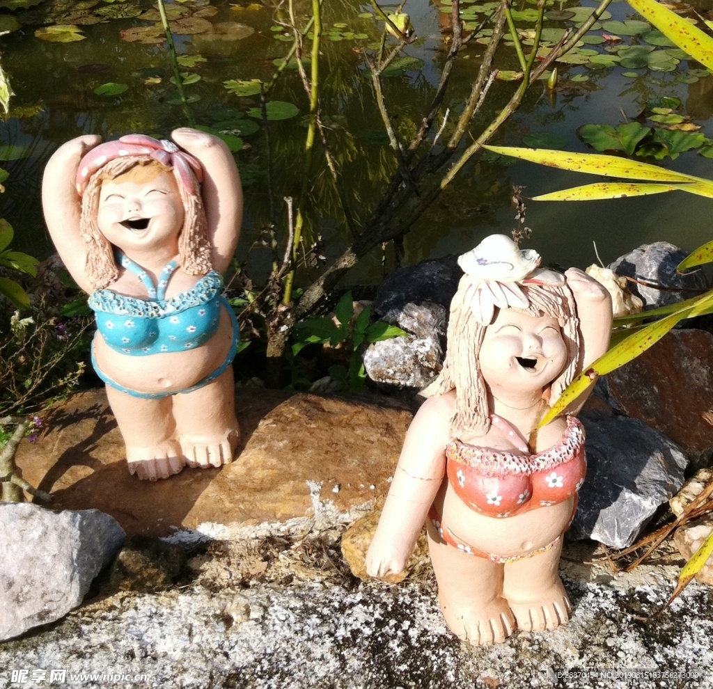 比基尼花园装饰品