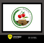 城山古城大樱桃LOGO设计