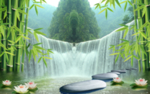 山水背景墙