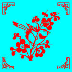 花鸟剪纸