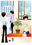 商务办公人物生活插画
