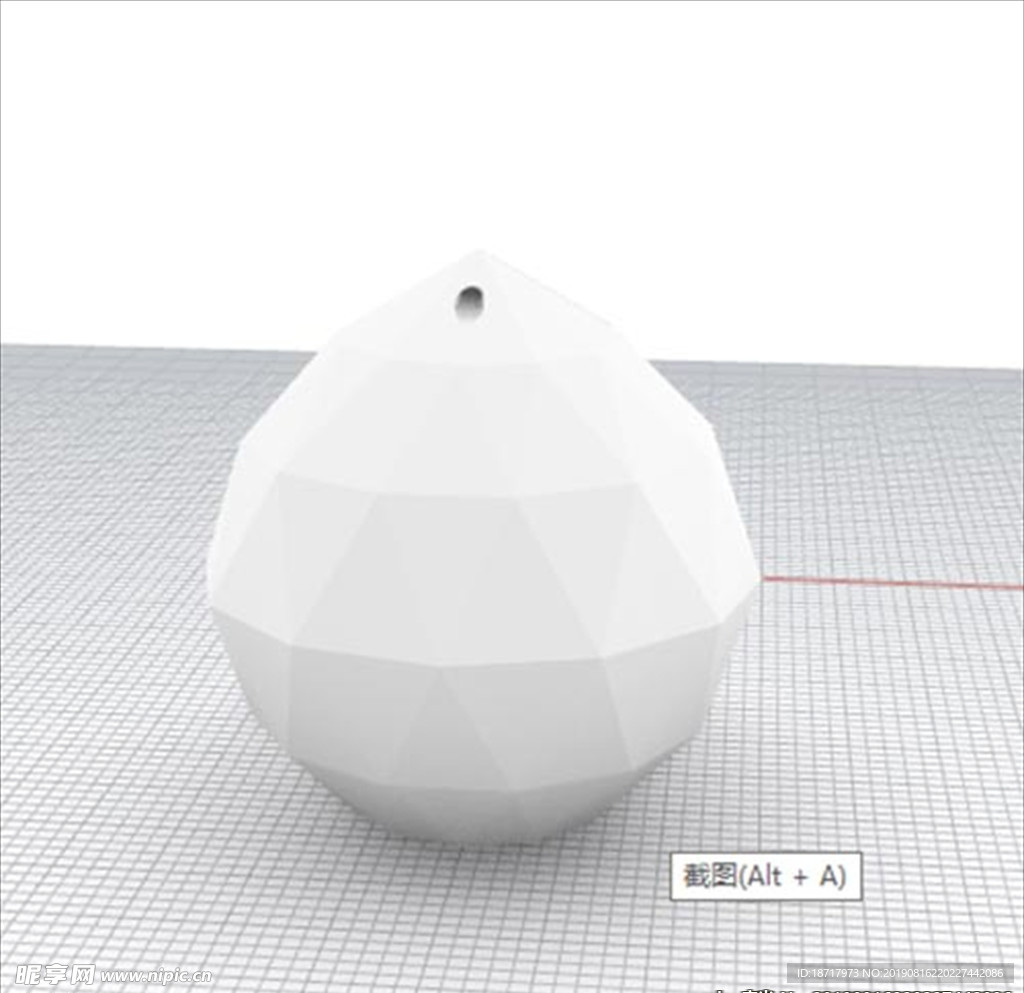 Rhino绘制灯饰水晶球