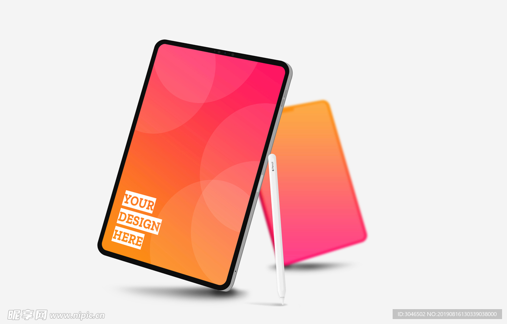 iPad立体样机模板素材