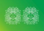 欧式人物头像线描