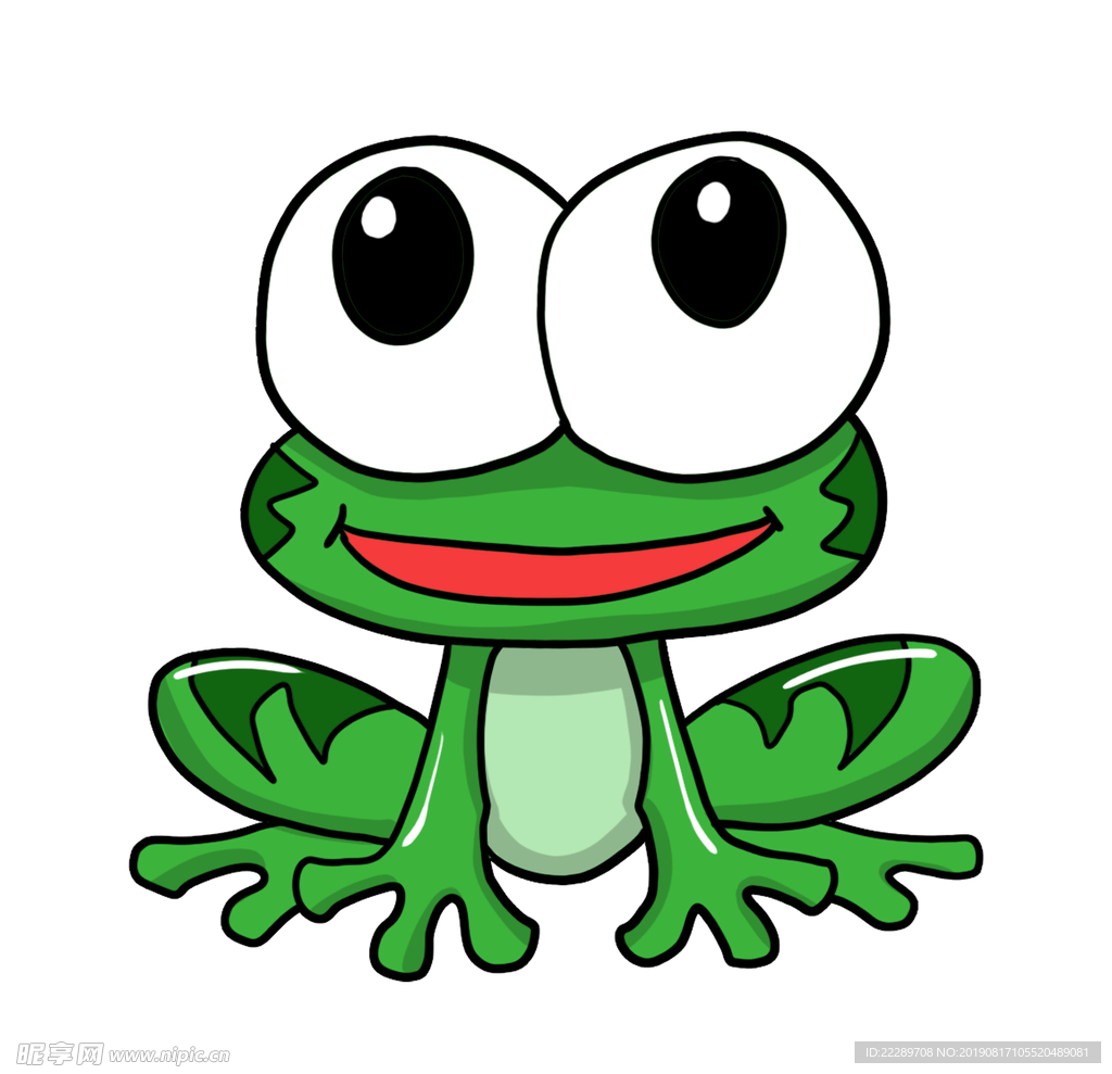 卡通可爱小青蛙