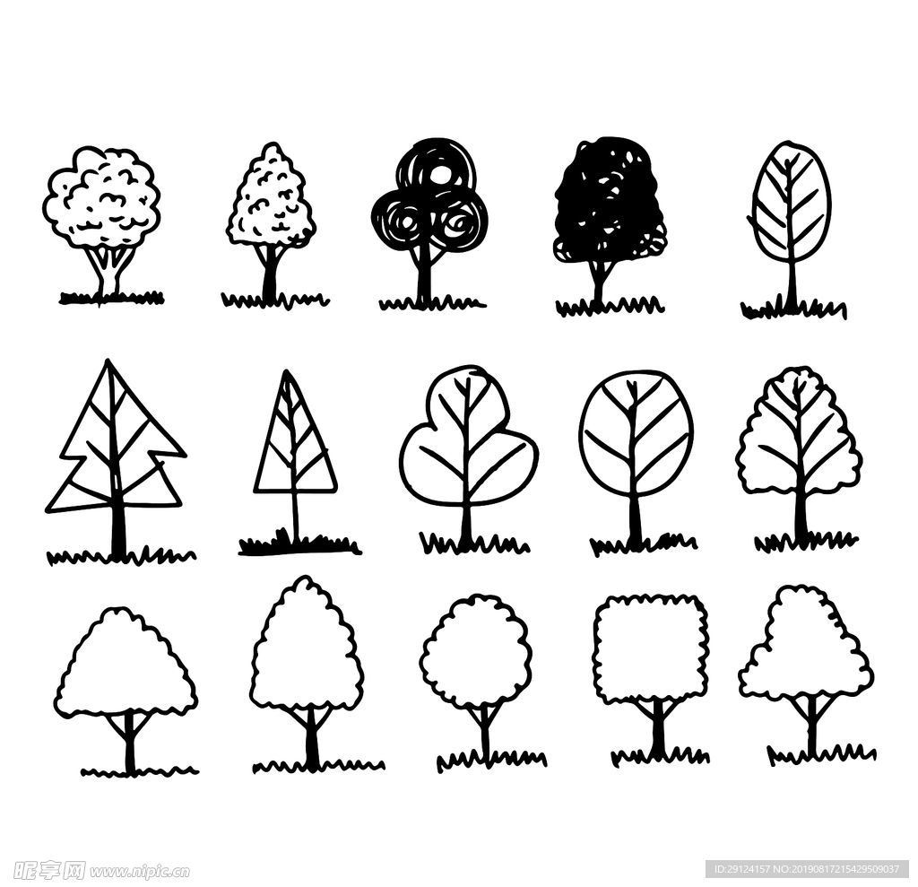 素描树