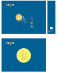 中秋月饼包装盒礼盒平面图