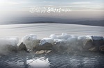 冬季 雪景 户外 温泉