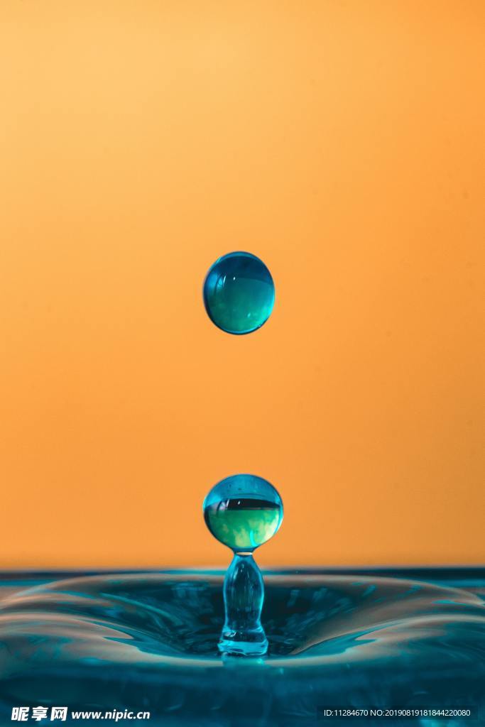 水滴 水花