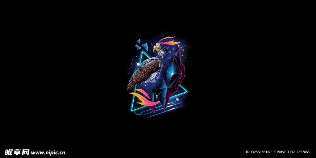 彩色几何抽象图案