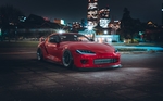 红色跑车汽车