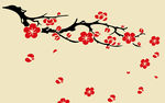 梅花背景墙
