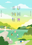 夏日插画