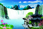 山水国画