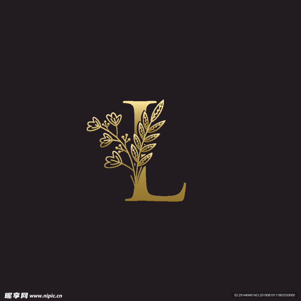 彩色拼块艺术字母矢量素材