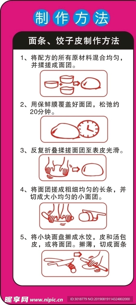 面条饺子皮制作方法