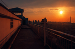 夕阳 夕阳西下 晚霞