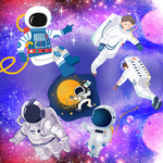 宇航员星空漫步
