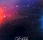 明亮的星系背景