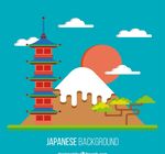 日本景观平面设计背景