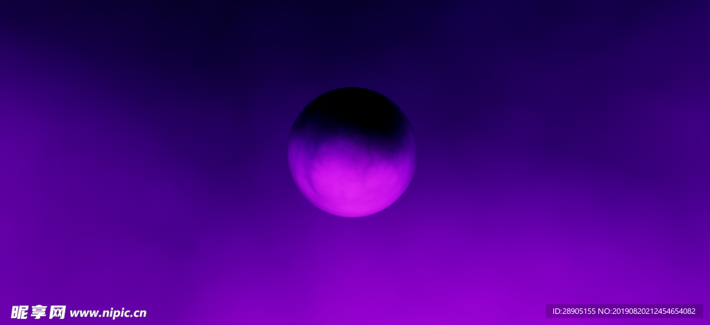 紫色星球背景